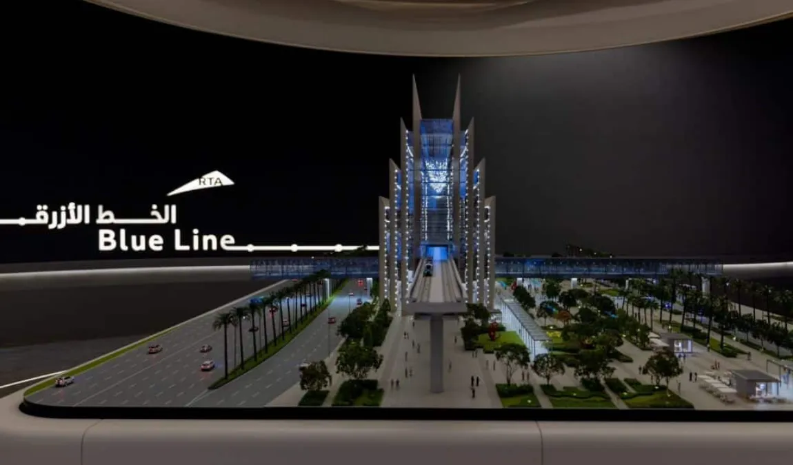 Blue line